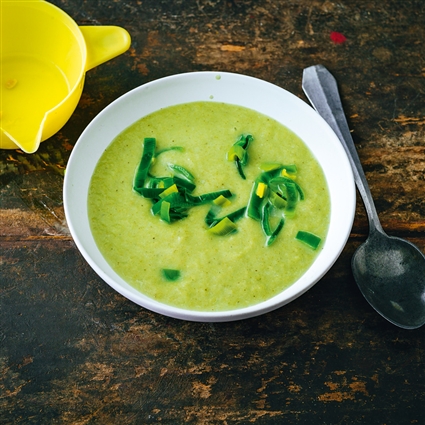 Zitronen-Lauch-Suppe