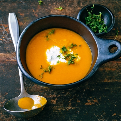 Exotische Möhrensuppe
