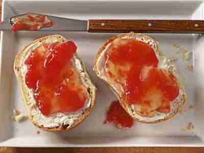Rosa Grapefruitgelee