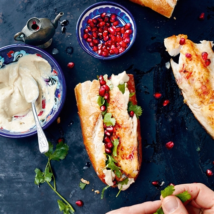 Forellenbrötchen Galata-Art