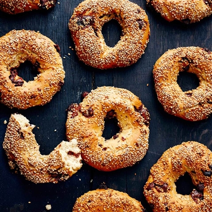 Simit-Kringel mit Schokolade