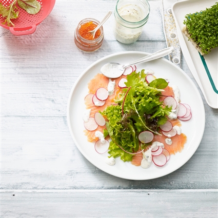 Low Carb Lachs-Carpaccio