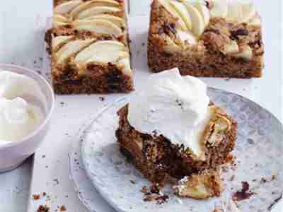 Apfelsandkuchen mit Schokosplittern