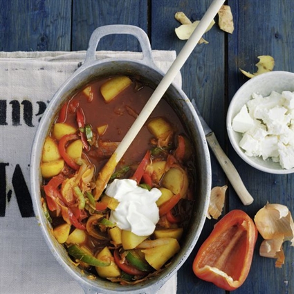 Saftiges Kartoffelgulasch