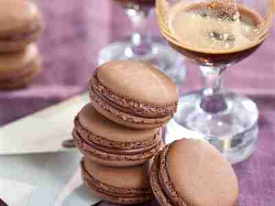 Macarons mit Espressomousse