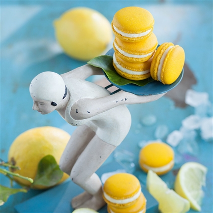 Zitronen-Macarons