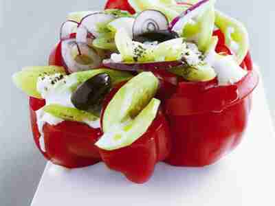 Griechischer Salat mit Feta