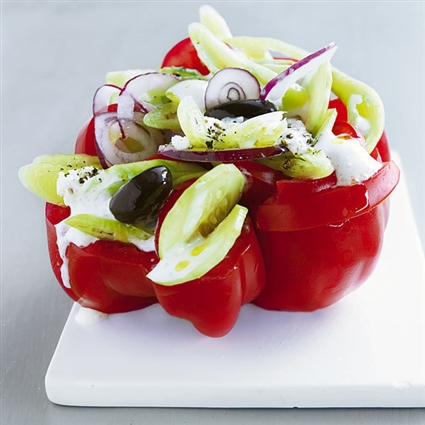 Griechischer Salat mit Feta