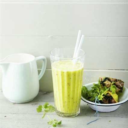 Ananas-Koriander-Smoothie