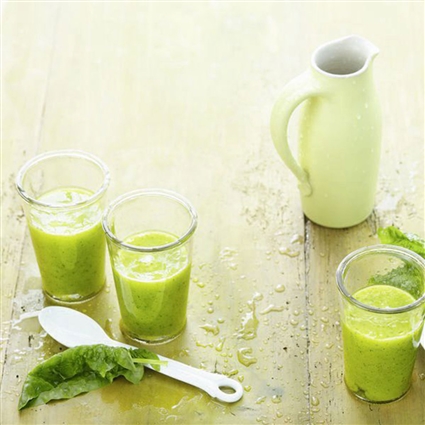 Green-Coconut-Smoothie mit Ingwer