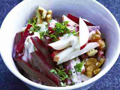 Rote-Bete-Apfel-Salat mit Meerrettich