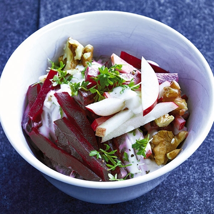Rote-Bete-Apfel-Salat mit Meerrettich