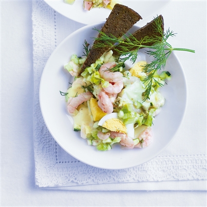 Krabben-Eier-Salat