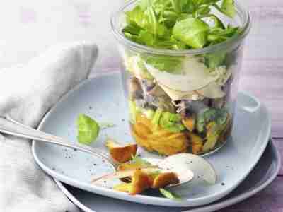 Pfifferlingsalat mit Maronen