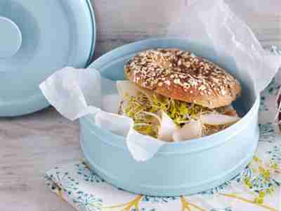 Hähnchen-Bagel mit Chutney