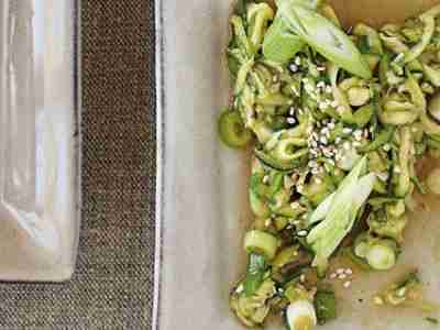 Zucchini-Relish mit Wasabi