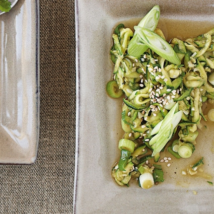 Zucchini-Relish mit Wasabi