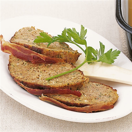 Hackbraten aus dem Ofen