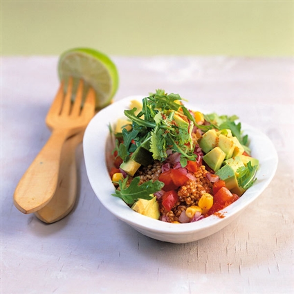 Vegetarischer Quinoasalat