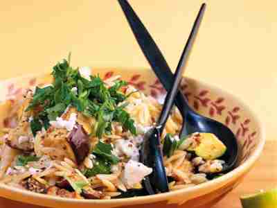 Reisnudelsalat mit Backgemüse