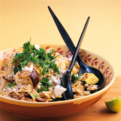 Reisnudelsalat mit Backgemüse