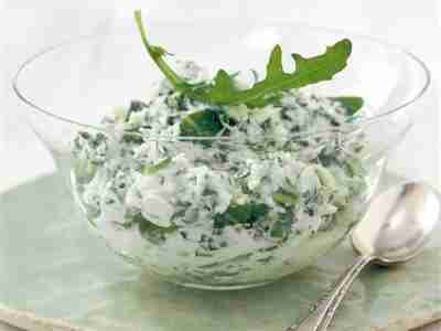 Rucola-Käse-Creme