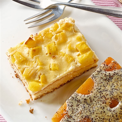 Mango-Rahmschnitten