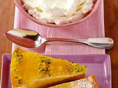 Saftiger Orangen-Quarkkuchen