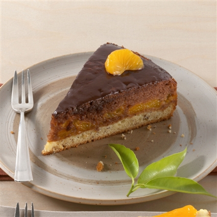 Schokoladiger Mandarinenkuchen