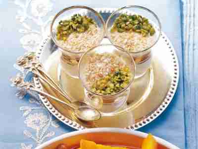 Mandelmilchdessert