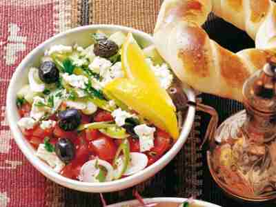 Hirtensalat mit Beyaz Peynir