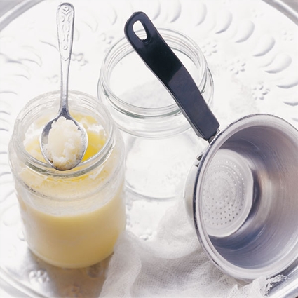 Geklärte und gesalzene Butter