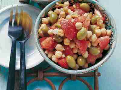 Marokkanischer Kichererbsensalat
