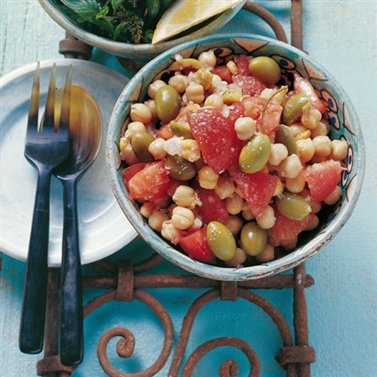 Marokkanischer Kichererbsensalat