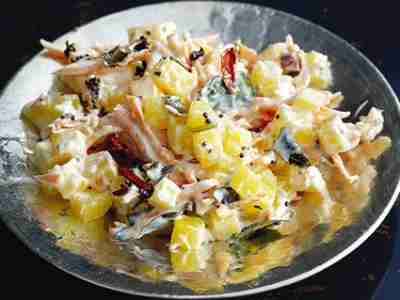 Ananas-Möhren-Pachadi