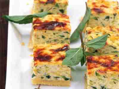 Zucchini-Würfel