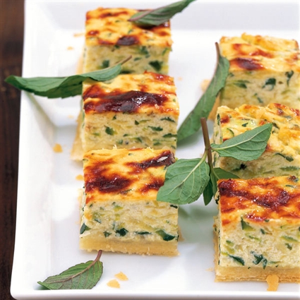 Zucchini-Würfel