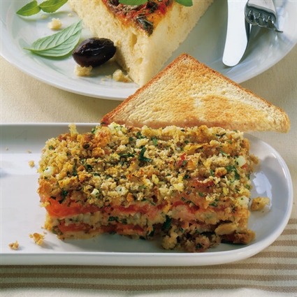Überbackene Tomaten mit Speck