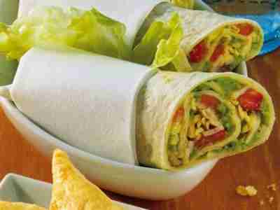Wraps mit Avocadocreme