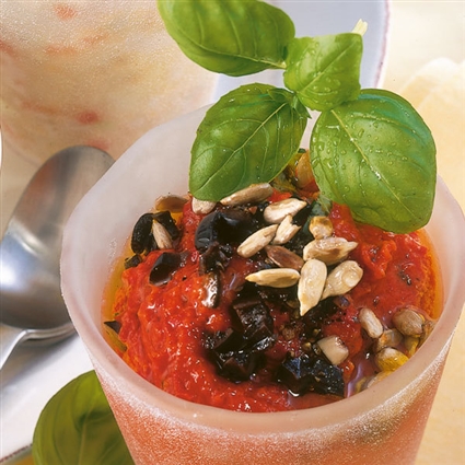 Oliven-Ajvar-Aufstrich
