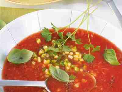 Schnelle Tomatensuppe