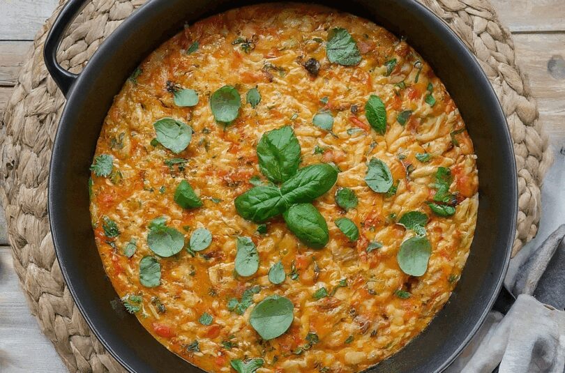 20 Minuten Orzo Pfanne