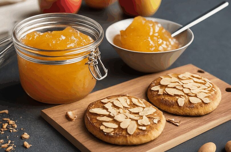 Apfelmarmelade – Apfelmarmelade Mit Zimt Und Mandelblättchen