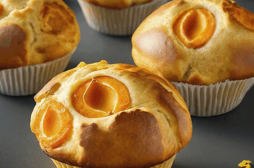 Aprikosen Muffins – Zitronen Muffins mit Aprikosen