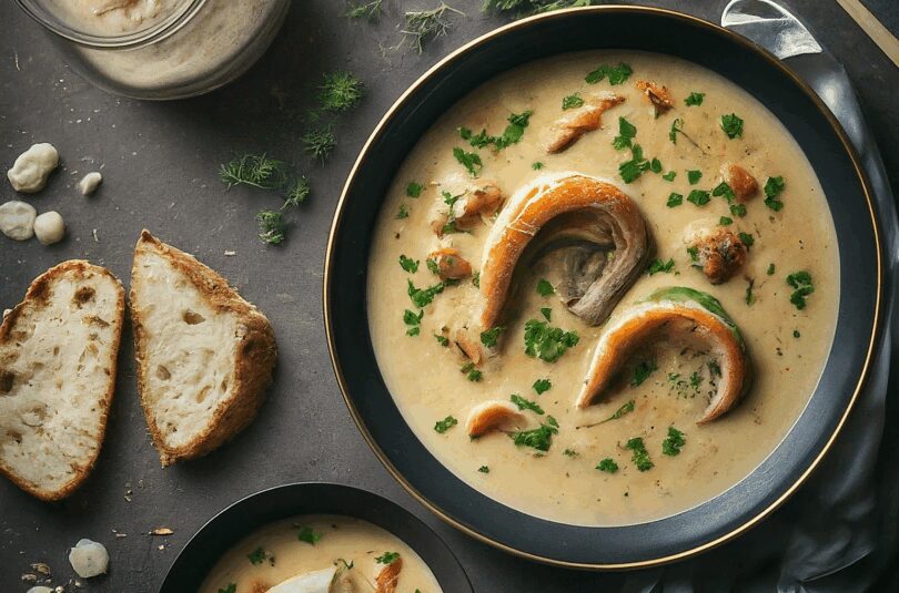 Aromatischer Fischfond