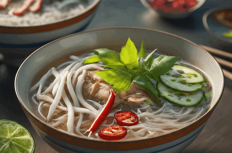 Aromatisches Pho Ga – Vietnamesische Hühnersuppe