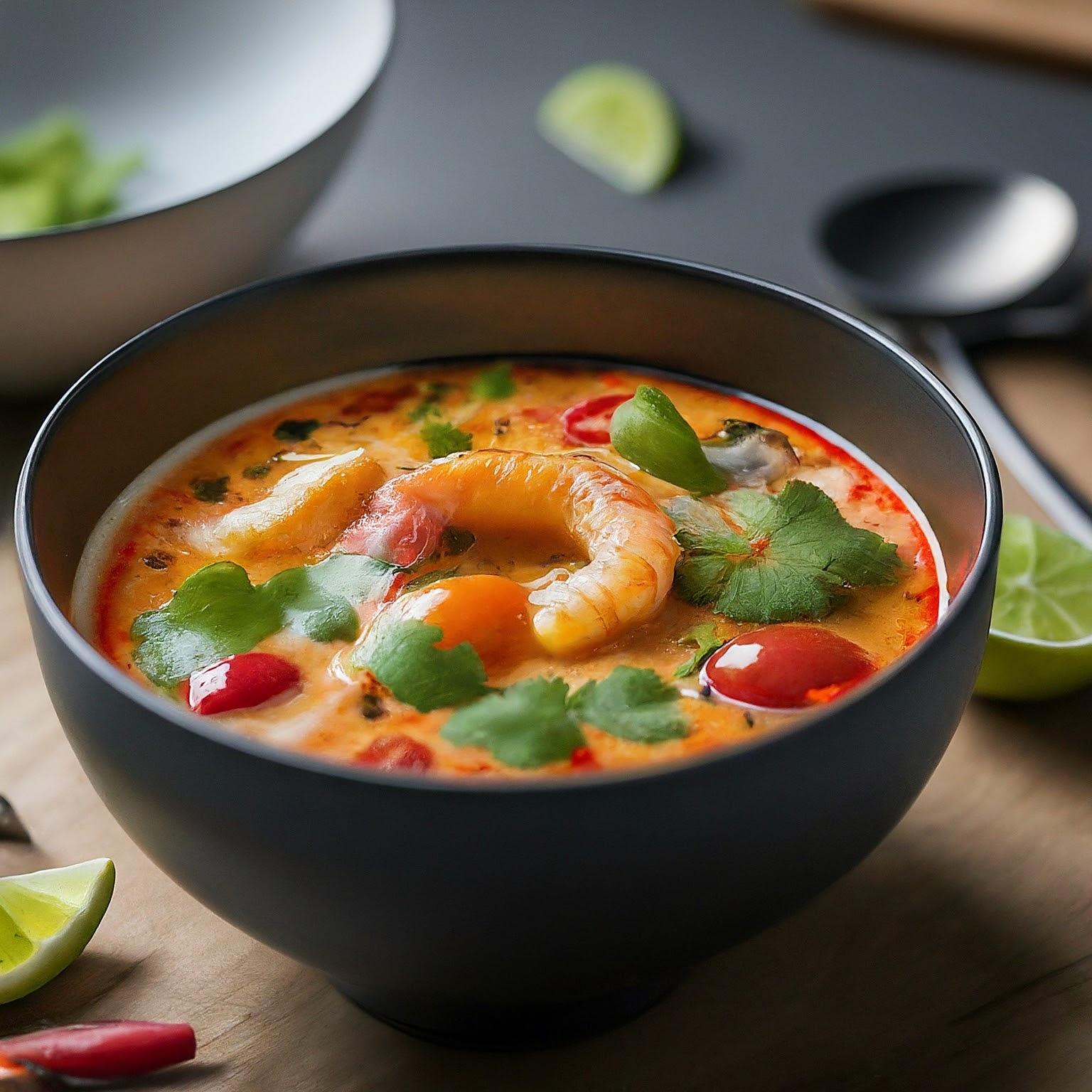 Aromatisches-Tom-Yam-Gai-–-Der-Geschmack-Thailands Aromatisches Tom Yam Gai – Der Geschmack Thailands