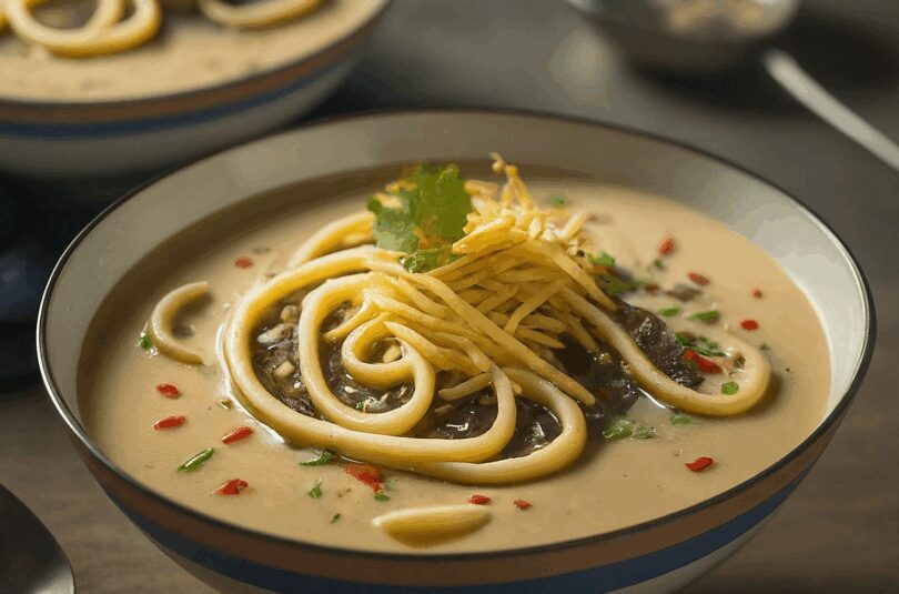 Asia Suppe – Asiatische Suppe Mit Mie Nudeln