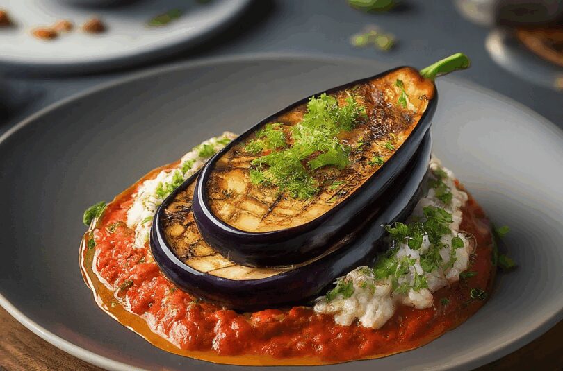 Aubergine Anbraten – Gebratene Auberginen