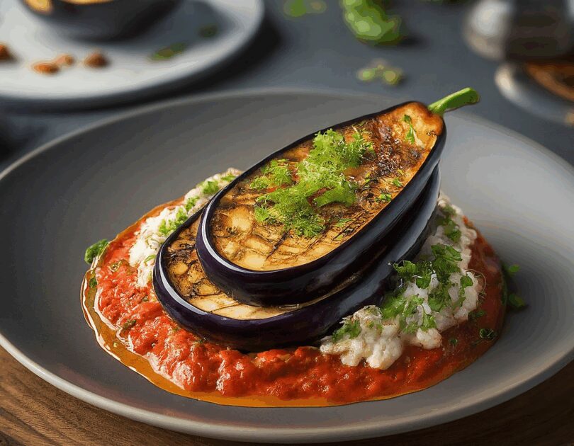Aubergine Anbraten – Gebratene Auberginen